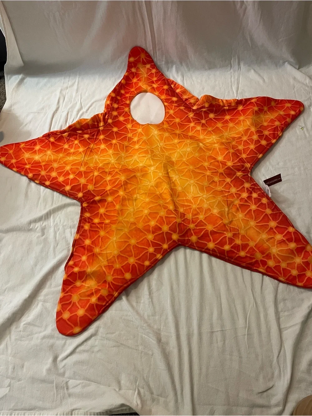 Starfish-Shaped Orange Lids Halloween Costume